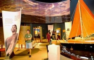 people in museum