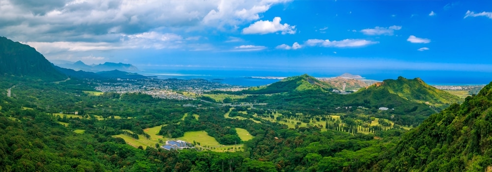 Nu'uanu Pali Lookout, Oahu, Hawai