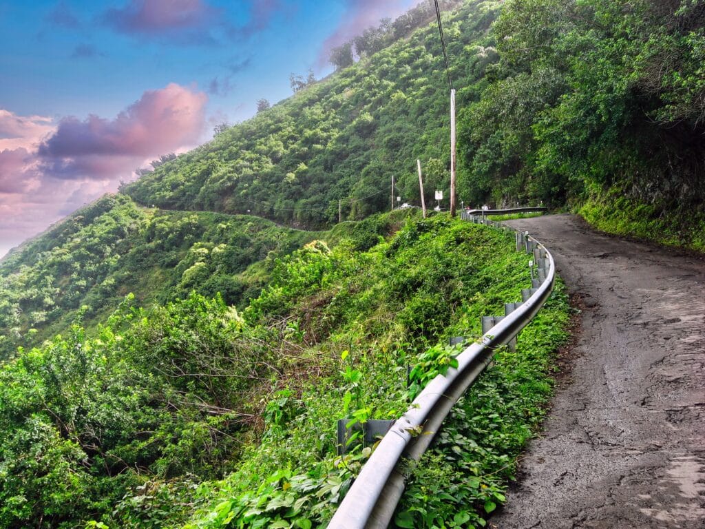 Waipio Valley Road Hawaii
