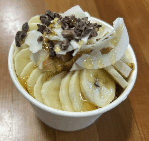 Small acai bowl at Nalu